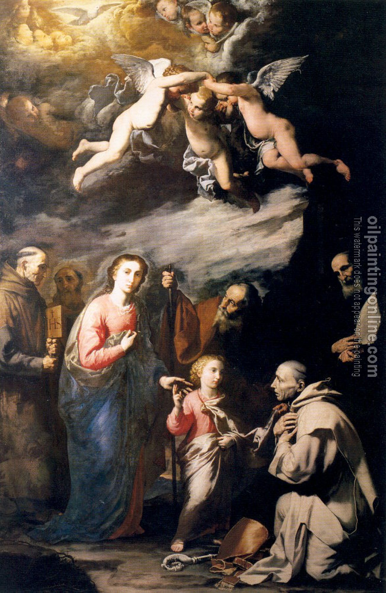 Ribera, Jusepe de - Earthly Trinity